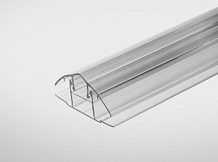 Профиль 6-10 мм соединительный разъемный HCP (база), прозрачный, 6 м Премиум