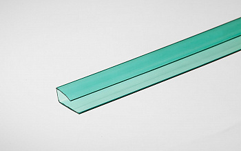 Профиль 8 мм торцевой UP, зеленый, 2,1 м Практичный