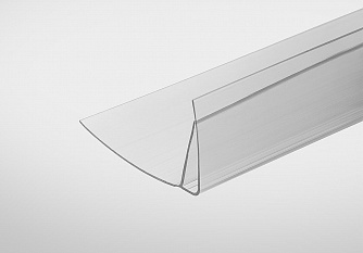 Профиль 8-10 мм пристенный FP, прозрачный, 6м Практичный