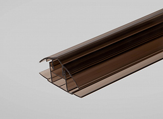 Профиль 6-10 мм соединительный разъемный HCP (база), бронзовый, 6м Премиум