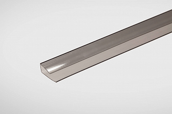 Профиль 10 мм торцевой UP, графитовый, 2,1 м Практичный