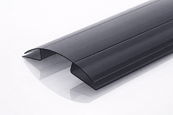 Профиль 8-10 мм коньковый RP, графитовый 6м Премиум