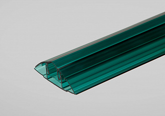 Профиль 6-10 мм соединительный разъемный HCP (база), зеленый, 6м Премиум