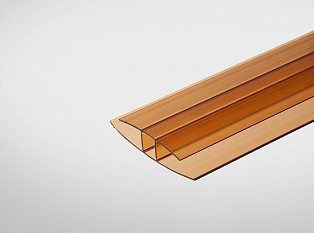 Профиль 4-6 мм соединительный неразъемный HP, янтарный, 6м Практичный