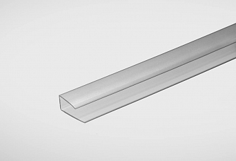 Профиль 6 мм торцевой UP, серебристый, 2,1м Практичный